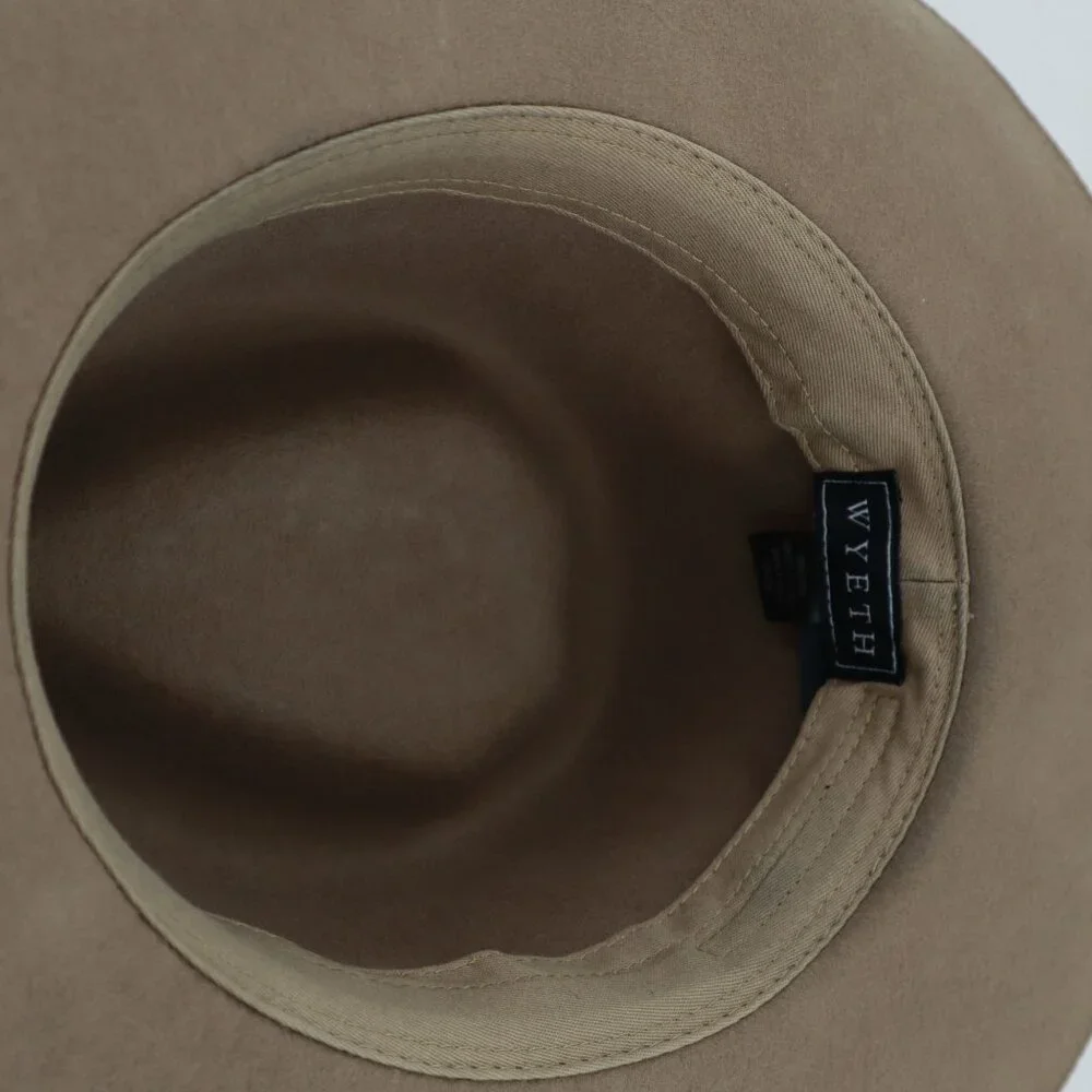 Wyeth Logan Rancher Wool Hat Unisex O/S Classic Fall Distinguished Winter Staple